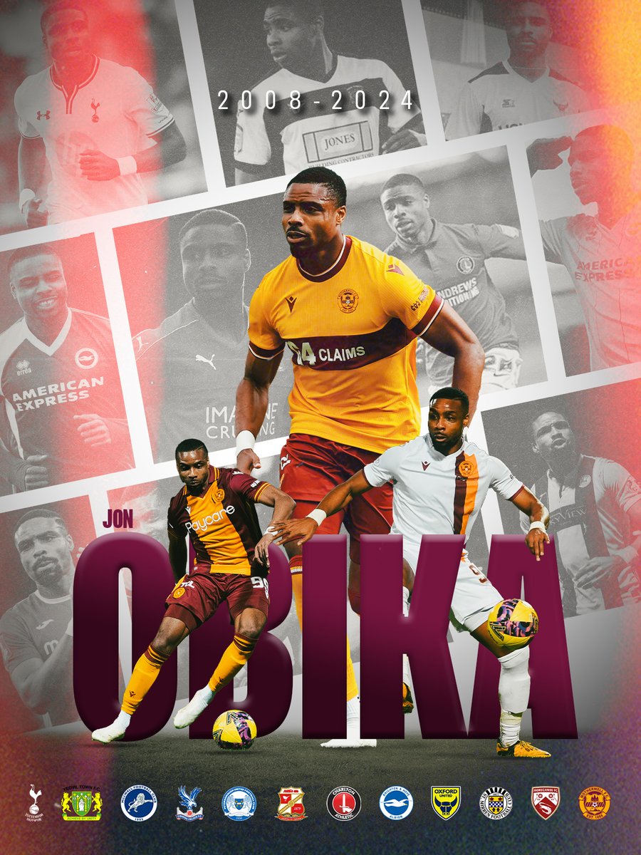 12 clubs
16 years as a pro
Over 400 appearances

A career to be proud of. Now for the next chapter 🧡