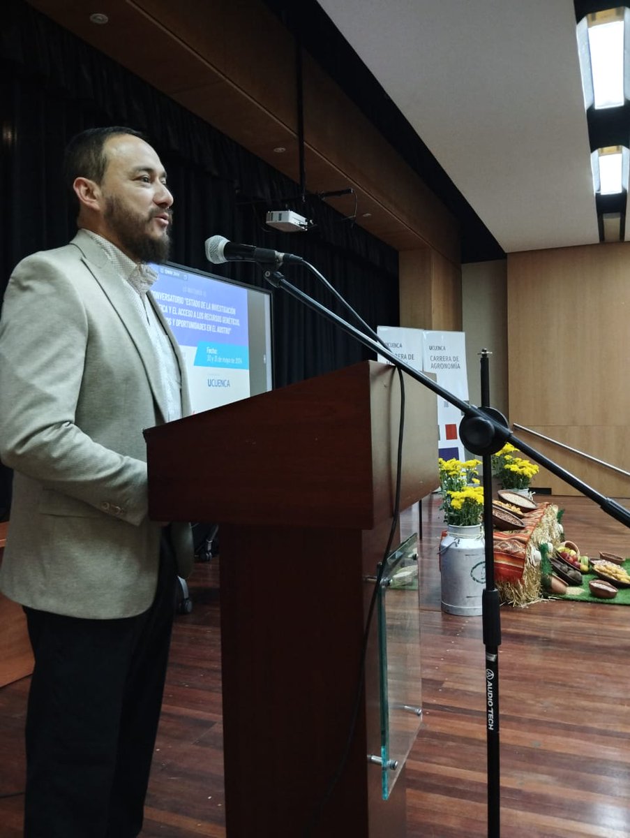 #Cuenca | 👨‍🔬Junto a expertos científicos inauguramos el conversatorio sobre la importancia del acceso a los Recursos Fitogenéticos, su distribución equitativa, la conservación de la agrobiodiversidad en la soberanía alimentaria, los retos y oportunidades sobre estos recursos.