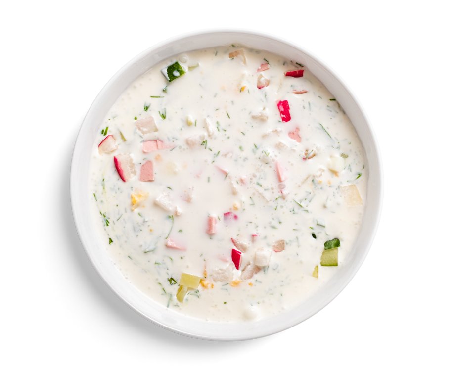 Окрошка: с квасом или кефиром?