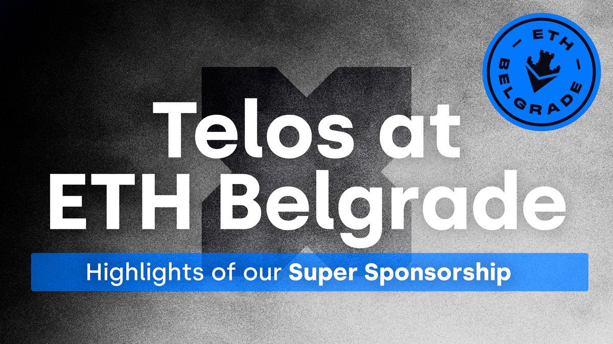 We're heading to @EthBelgrade as Super Sponsors, June 3rd-5th! 🎉

If you're attending, be sure to join us to chat about our zkEVM advancements powered by #SNARKtor. 🤝

Get all the details here 👉 telos.net/post/telos-at-…