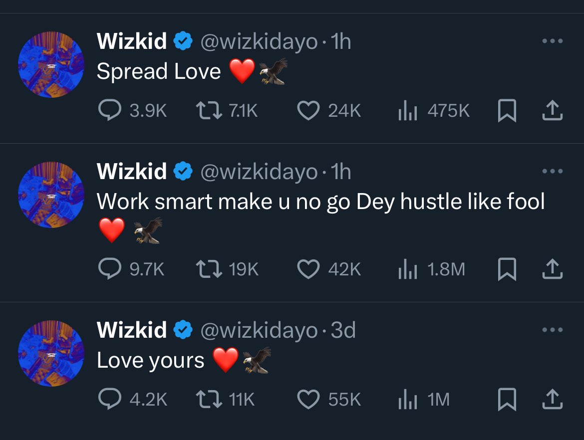 This wizkid guy no real at all😭😭