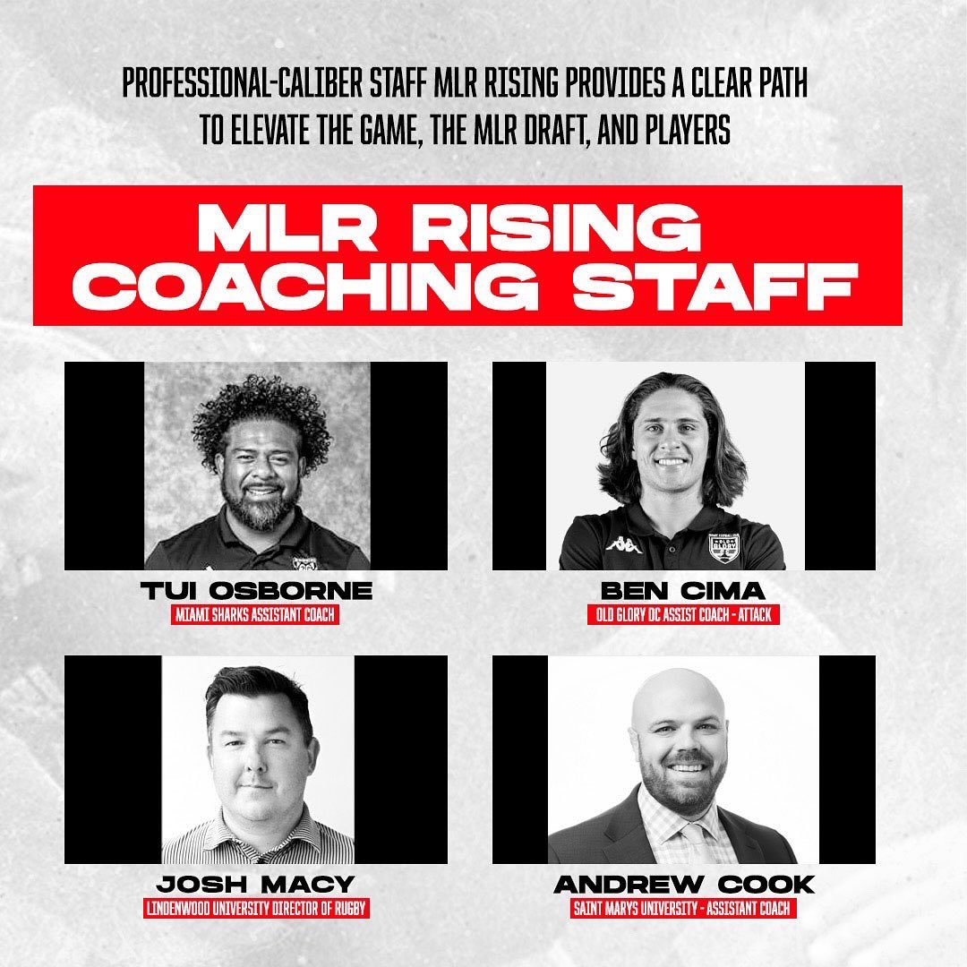 The best in the game. Presenting the 2024 MLR Rising coaching staff 🫡 Register by June 2: bit.ly/MLR-Draft #OnTheRise | #MLRDraft