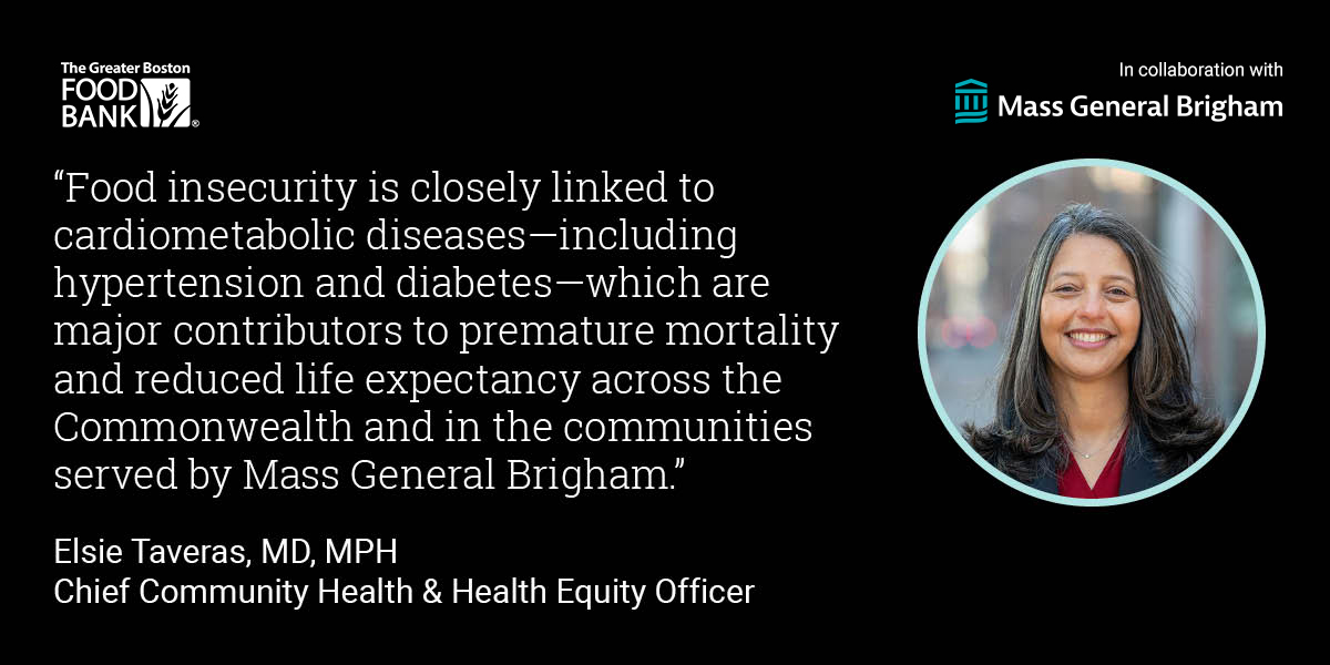 Food insecurity is a major driver of poor health outcomes. A new study by the <a href="/Gr8BosFoodBank/">The Greater Boston Food Bank</a>, in collaboration with Mass General Brigham, confirms sustained hunger in Massachusetts. spklr.io/6019U4MX