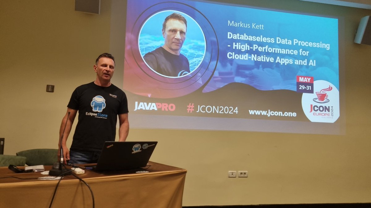 DanielKec's tweet photo. Getting the best possible persistence performance with @EclipseStoreIO at JCon Slovenia https://t.co/mjOpyXD94I