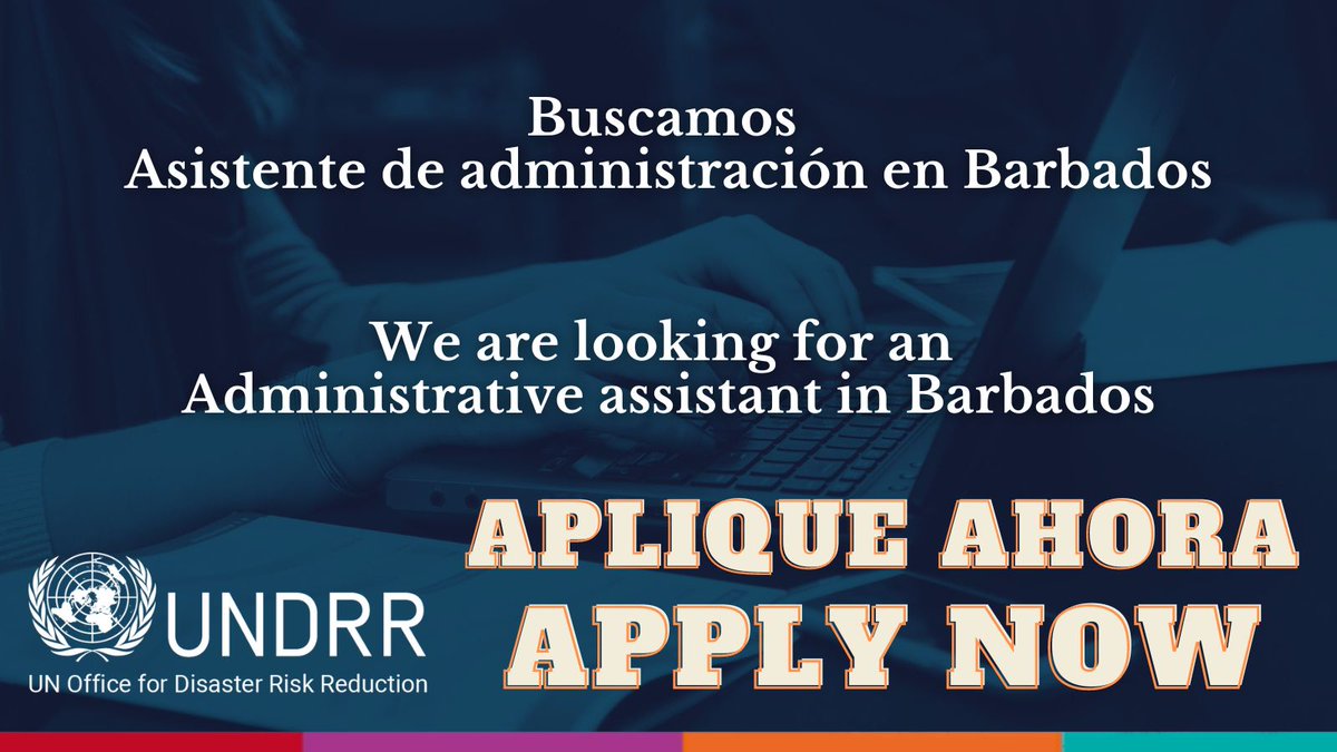 🇬🇧📢Job vacancy: we are looking for an administrative assistant in Barbados.
👉Apply here: tinyurl.com/ycxb3yr6
🇪🇸📢Vacante laboral: buscamos a asistente de administración en Barbados
👉Aplique aquí: tinyurl.com/ycxb3yr6