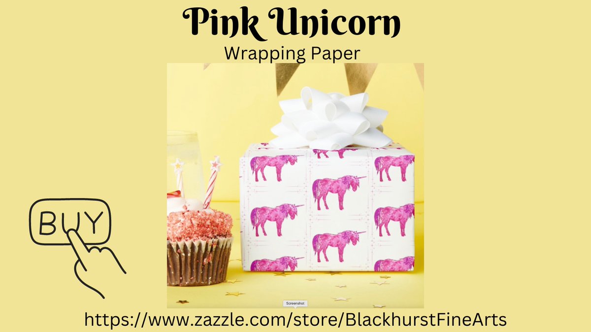 Know a little Unicorn lover? We have the cutest gift wrapping paper for them for any occasion. Just click the link to get yours. #Unicorn #Gifts zazzle.com/pink_unicorn_w…