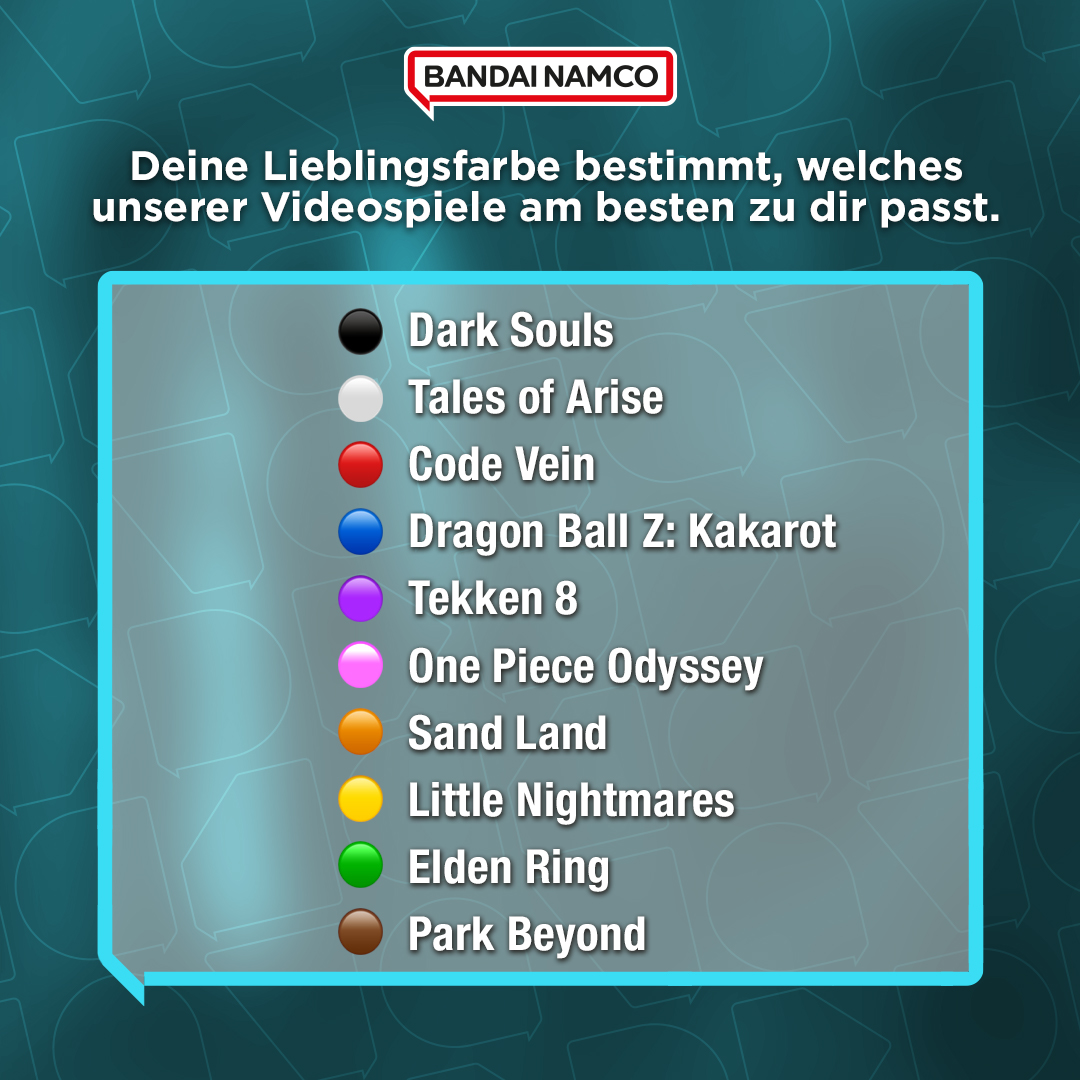 BandaiNamcoDE's tweet image. Code Vein! 🔴 Ist ja auch ein tolles Spiel. 😁

Welches kommt bei euch raus? Und wie zufrieden seid ihr mit dem Ergebnis? 🤔
#Videospiele