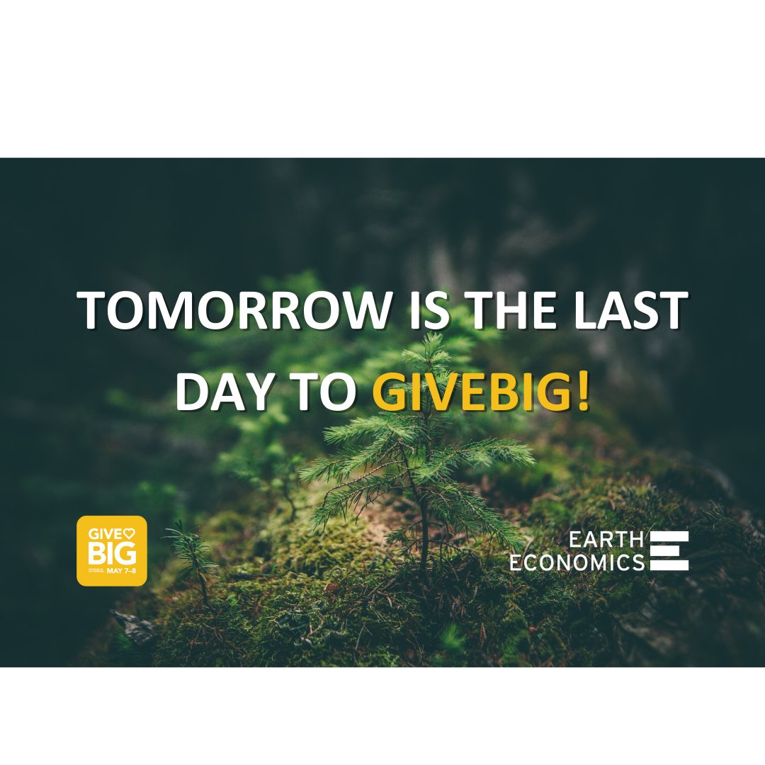 It’s not too late to show your support! Donate now to contribute to our partnership with Tacoma Tree Foundation to measure the impact of tree planting in Tacoma.

Today and tomorrow are the last days to donate to #GiveBIG2024! 

ow.ly/6apC50RkxWH