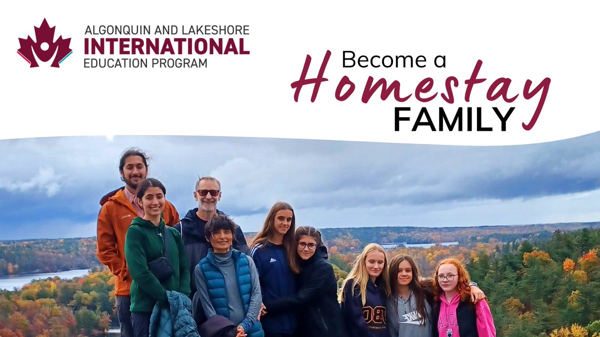 ALCDSB is seeking active families, couples or single people in the Kingston & Belleville city limits, who may be interested in hosting an International student in their home for the 2024-25 school year. Learn more: alcdsb.on.ca/apps/news/arti… @alcdsb_intl