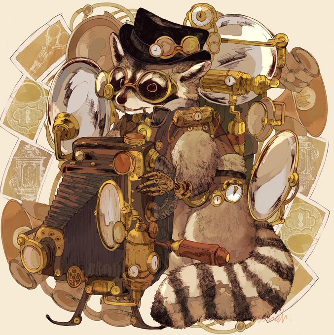 「brown headwear solo」 illustration images(Latest)