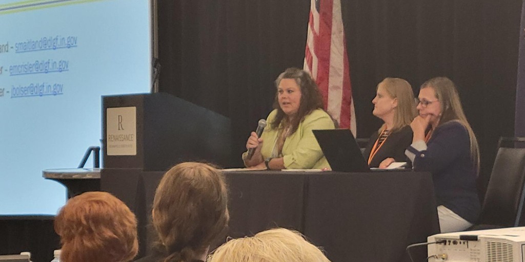 Several members of the auditor's office recently attended the State Board of Accounts' State Called Meeting. Sadie Eldridge, Auditor Real Property Department Team Lead, represented Hamilton County as one of three panelists to lead a discussion on property tax deductions.