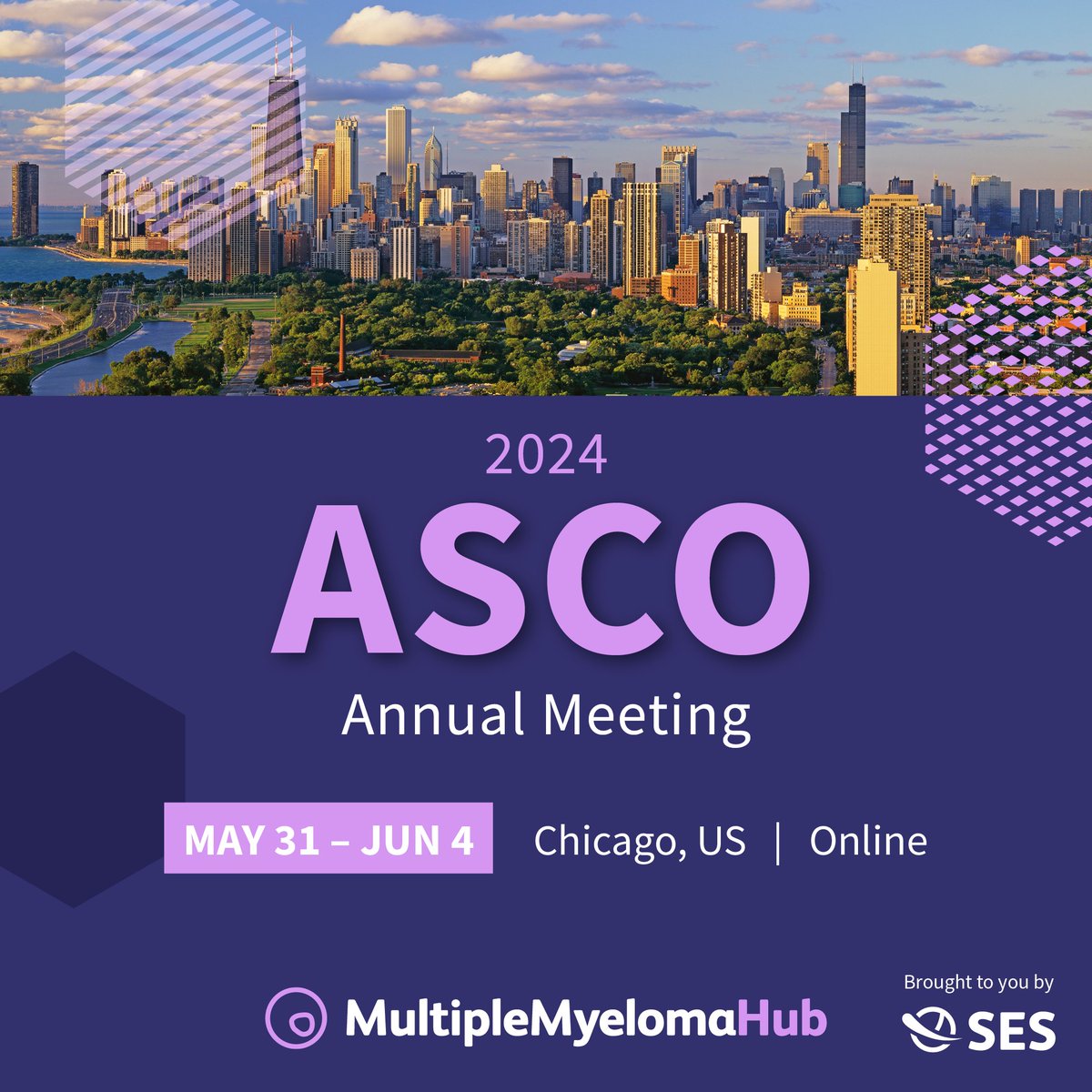 📢 Only 1 day to go! 

The #MultipleMyeloma Hub will be covering the 2024 @ASCO Annual Meeting. 

 📅 May 31 – June 4 

📍 Chicago, IL and online 

Keep an eye on our socials for coverage. 

#mmsm #ASCO24