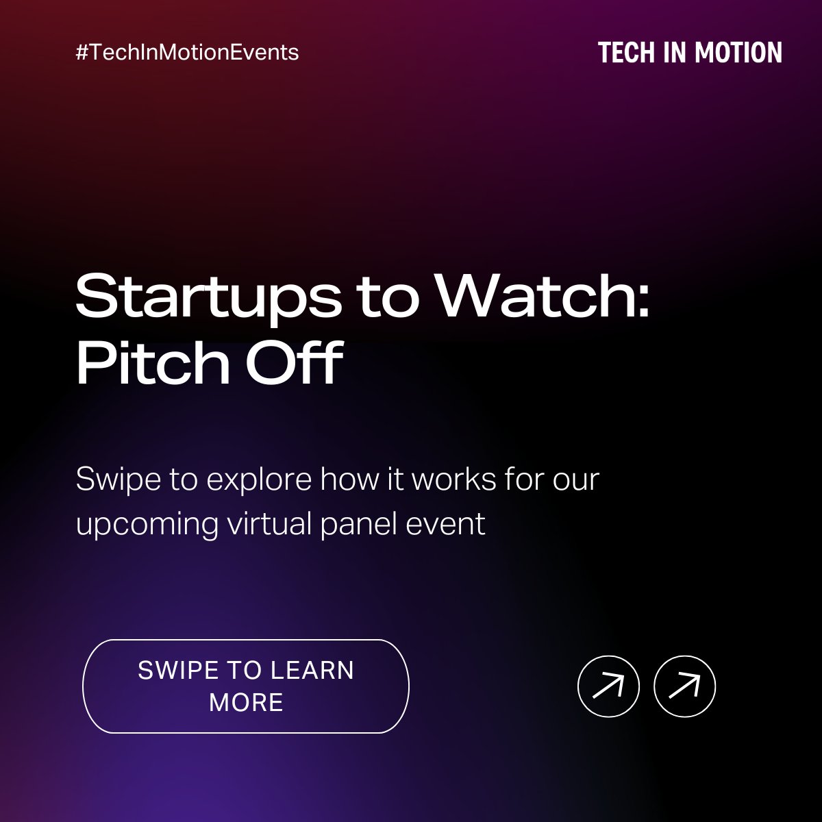 Tech_in_Motion's tweet image. 🌟 Get ready for Tech in Motion&apos;s &quot;Startups to Watch&quot; Pitch Off! 8 startups, 4 judges, 1 winner! Who will reign supreme? Tune in for groundbreaking pitches and excitement! #StartupsToWatch #PitchOff 

hubs.la/Q02y-t710