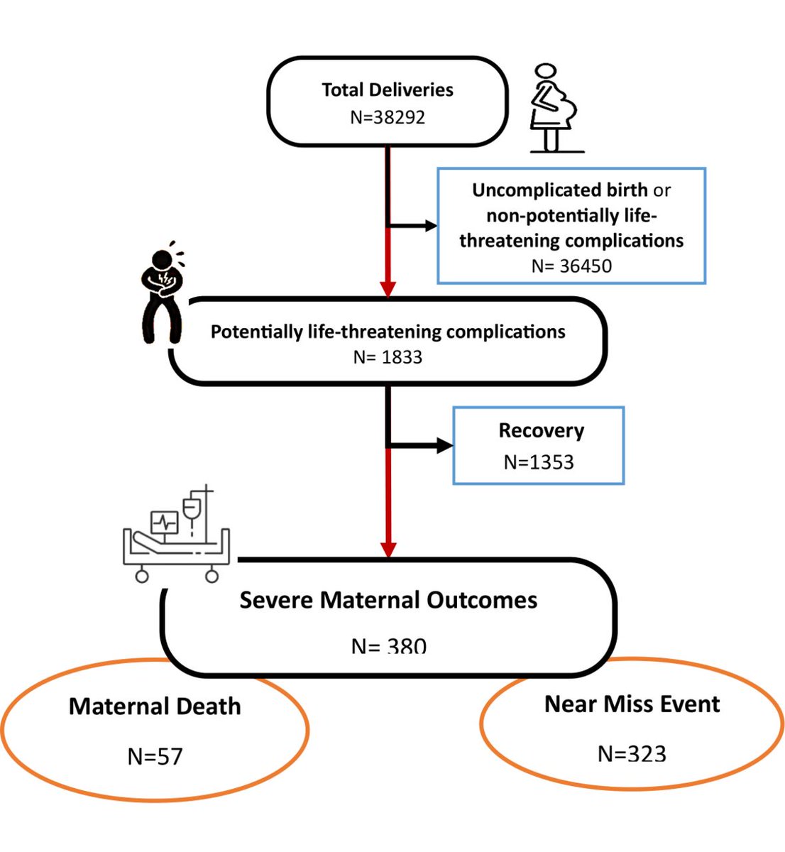 Impact of social determinants of health on progression from potentially life-threatening complications to near miss events and death during pregnancy and post partum in a middle-income setting: an observational study. bit.ly/4dUHgw9