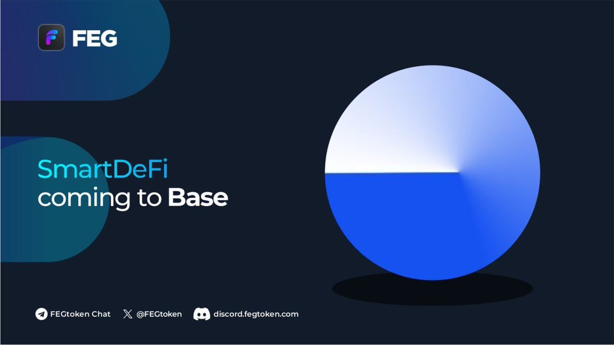 X__Smoke's tweet photo. We are building on #BASE 

For On-Chain Summer on the SmartDeFi™️ Launchpad 🚀

@base @jessepollak @insider_base 

Check out the PitchDeck for every $BASE launch to take full advantage of 📲🚀
https://t.co/R63HWa9s2m

BASE X #FEGtoken X #SmartDeFi https://t.co/D6rwD98aZD