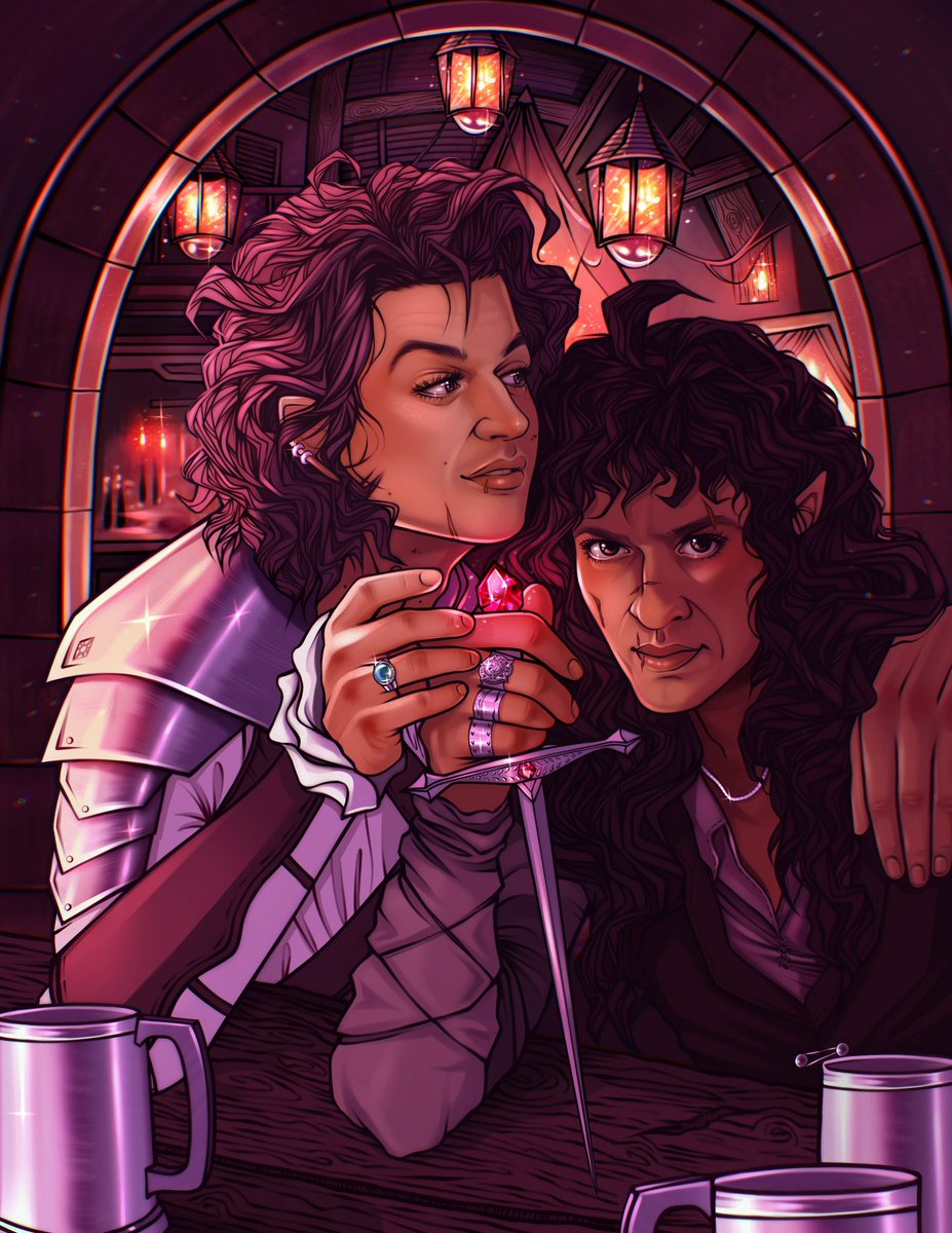 jemmacdraws's tweet photo. Fantasy #Steddie Collab! 🗡️💎

Collaboration with @SensibleLemons 

▪️concept/sketch/lines by Marissa 
▪️colour and background by Jemma https://t.co/ActphgTMdc