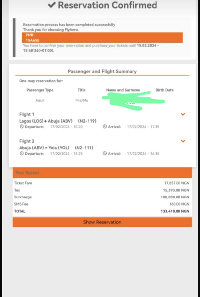 Wealth_OA's tweet photo. On the 15th of February, I booked a flight for my sister that was meant to serve in Adamawa  before we realized her state of deployment has  been changed to Lagos, I went to the airline “Aerocontractor “ @flyaero to cancel the flight and get a refund. I’ve been unable to get my https://t.co/BAWMO3f1tt