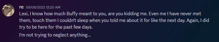 octopusf00d's tweet photo. “I have definitely mentally abused my friends but recognizing it n acknowledging that u fucked up can mean a lot n trying to make amends”

Do u really Raziel? Bc these screenshots n your actions so far says otherwise. Your trauma doesn’t give u a free pass to be manipulative POS https://t.co/BUUlENayN6