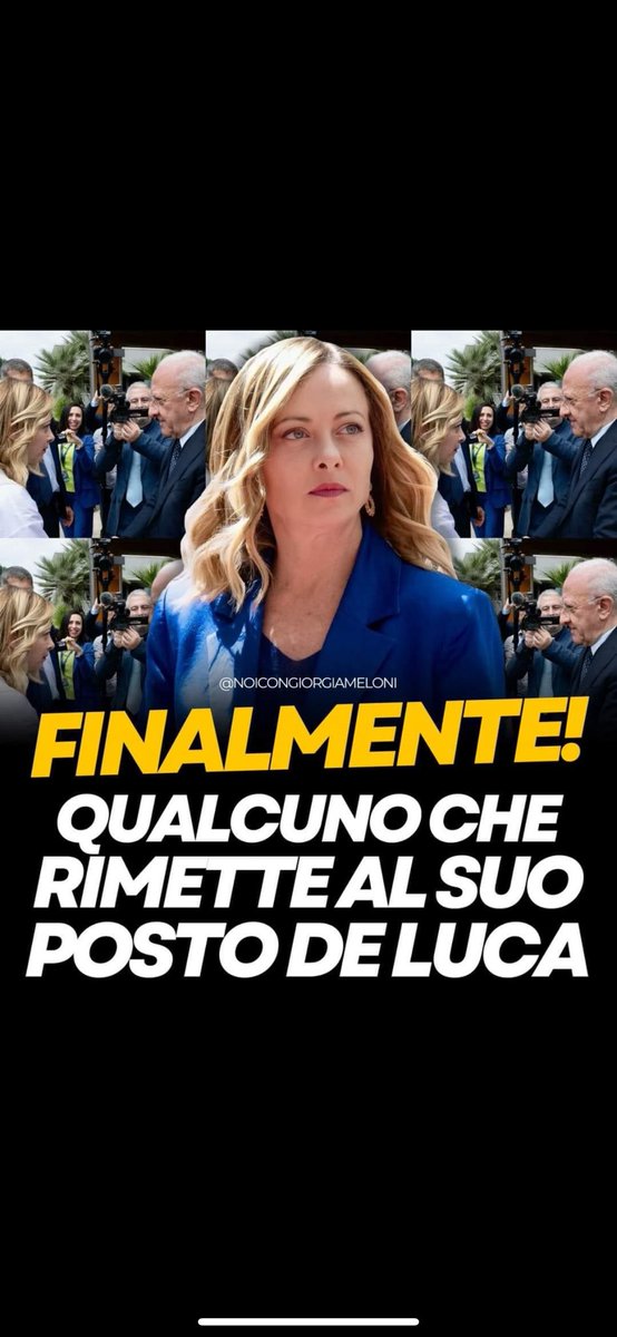 Certo c’è voluta una donna per mettere al suo posto sto bulletto di quartiere ma alla fine ce l’abbiamo fatta. 👇 Forza #Giorgia sempre.