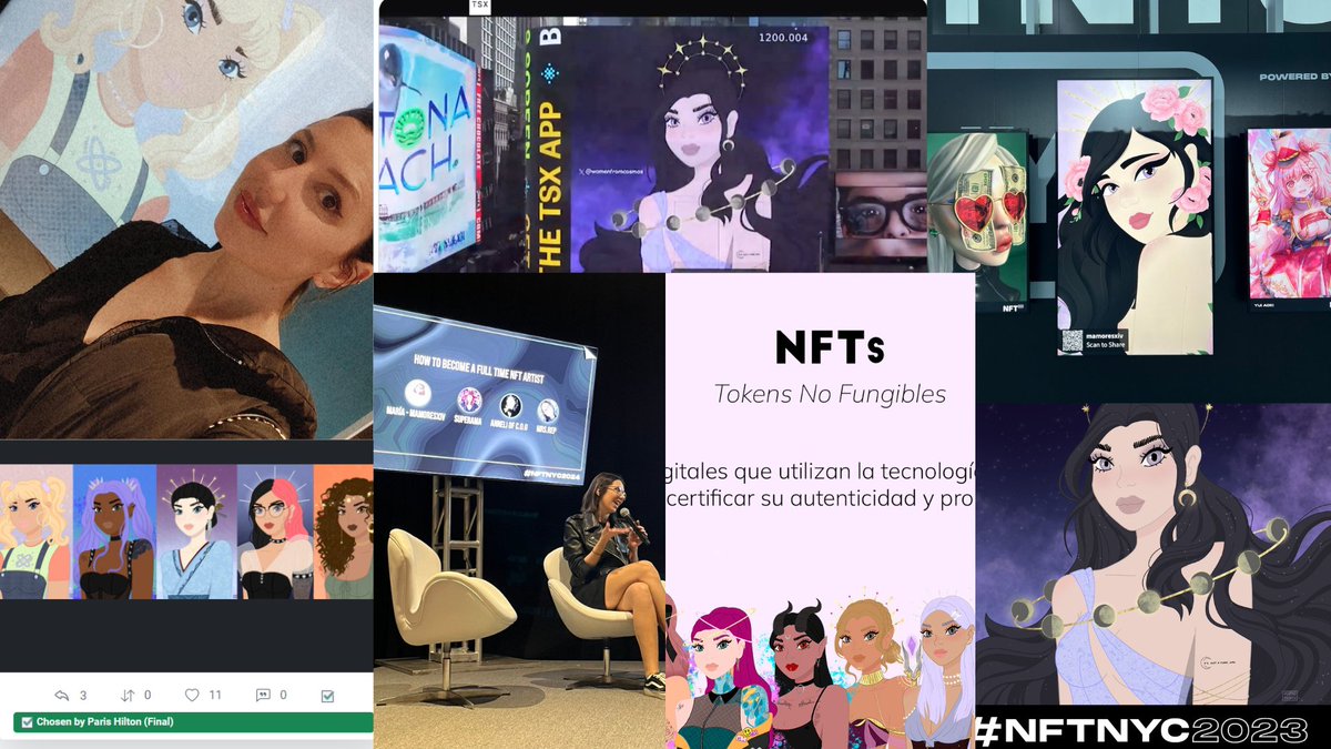 I don't usually brag, I always root for other projects &amp; keep fighting for small artists to be seen. 
However, it's time for me to share <a href="/womenfromcosmos/">Women From Cosmos ✨⚛</a> hits that marked these past years of my life. 

🚀Launched on March 22 on <a href="/StargazeZone/">Stargaze ✨🔭</a> ..

✨First Cosmos project to be