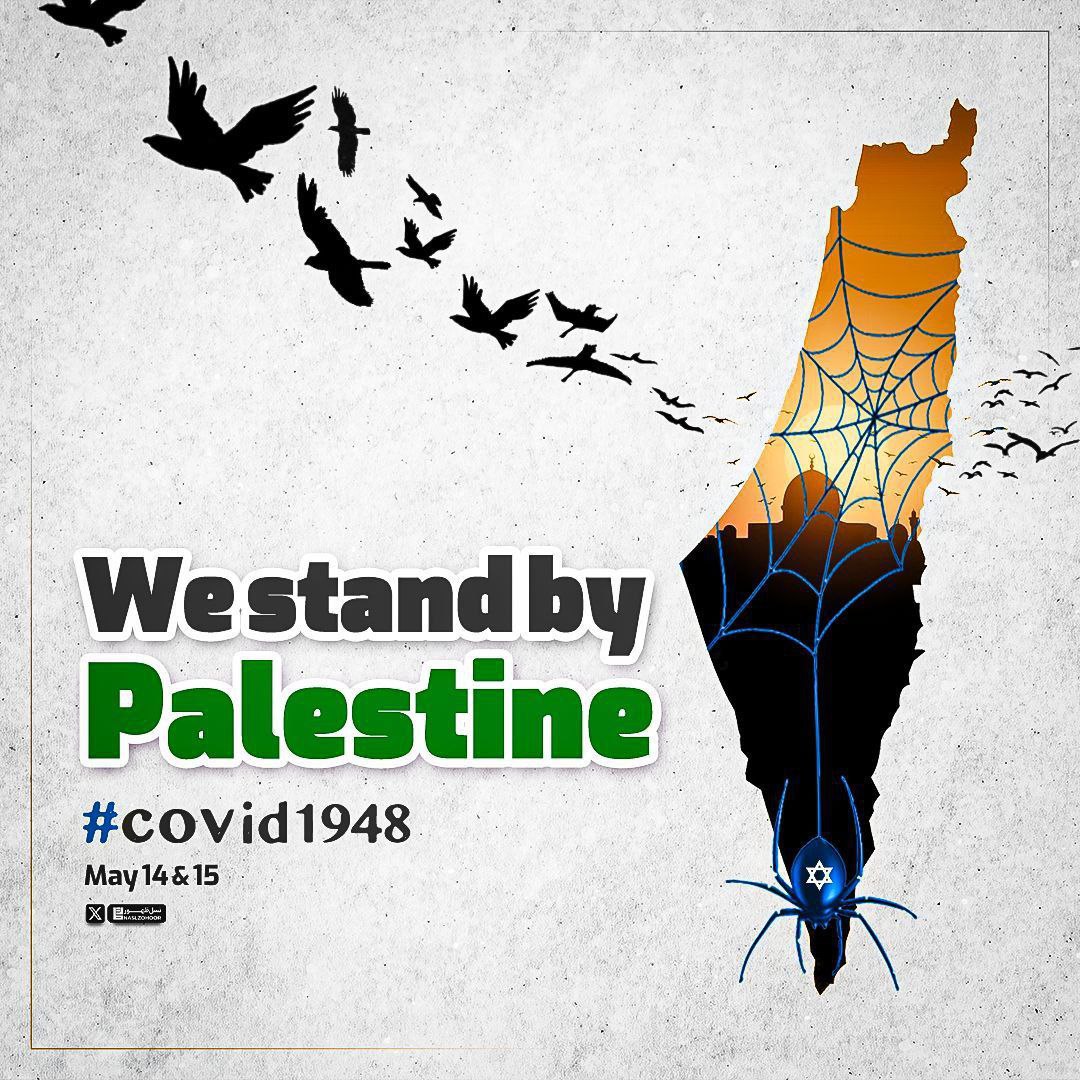 🔴🔴🔴PLZ    Retweet🔴🔴🔴

We Stand in the right side of the history

🔹️🔹️We stand by Palestine🔹️🔹️

🔻#covid1948 
🔻#DontStopTalkingAboutPalestine
#BoycottEurovision2024
#GenocideJoeBiden
#ApartheidIsrael
#GazaHolocaust
#ColumbiaUniversity
#FreePalestine 
#Gaza
#Rafah