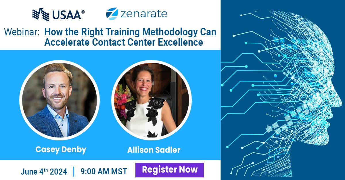 Join our upcoming webinar with Allison Sadler, of USAA, and Casey Denby, VP and former training leader, to learn: 
-What’s wrong with the training status quo 
-Key challenges of developing a best-in-class contact center training program 
And much more. hubs.la/Q02y-JDC0