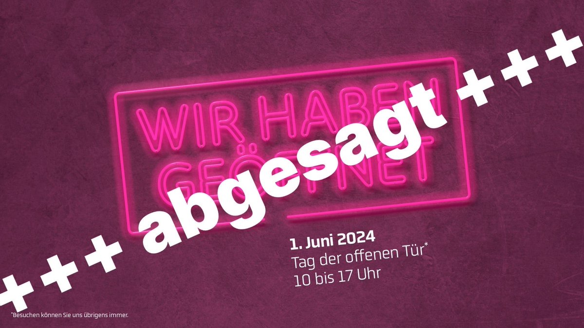 Thüringer Landtag (@thuerlandtag) on Twitter photo ++🚨 + abgesagt +🚨 ++
Aufgrund der #Unwetterwarnung hat der Thüringer Landtag entschieden, den Tag der offen Tür zu verschieben.🌧️❌😢 "Diesen Tag nun verschieben zu müssen, fällt uns schwer.", so LP'in <a href="/TLTpommer/">Birgit Pommer</a>. Es wird ein Ersatztermin gesucht. 📅 🔎 #Absage <a href="/thueringende/">Staatskanzlei Thüringen</a> ++🚨 + abgesagt +🚨 ++
Aufgrund der #Unwetterwarnung hat der Thüringer Landtag entschieden, den Tag der offen Tür zu verschieben.🌧️❌😢 "Diesen Tag nun verschieben zu müssen, fällt uns schwer.", so LP'in <a href="/TLTpommer/">Birgit Pommer</a>. Es wird ein Ersatztermin gesucht. 📅 🔎 #Absage <a href="/thueringende/">Staatskanzlei Thüringen</a>