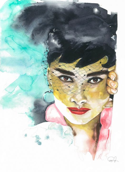 Art of the Day: 'Audrey'. Buy at: ArtPal.com/czibiart?i=735…