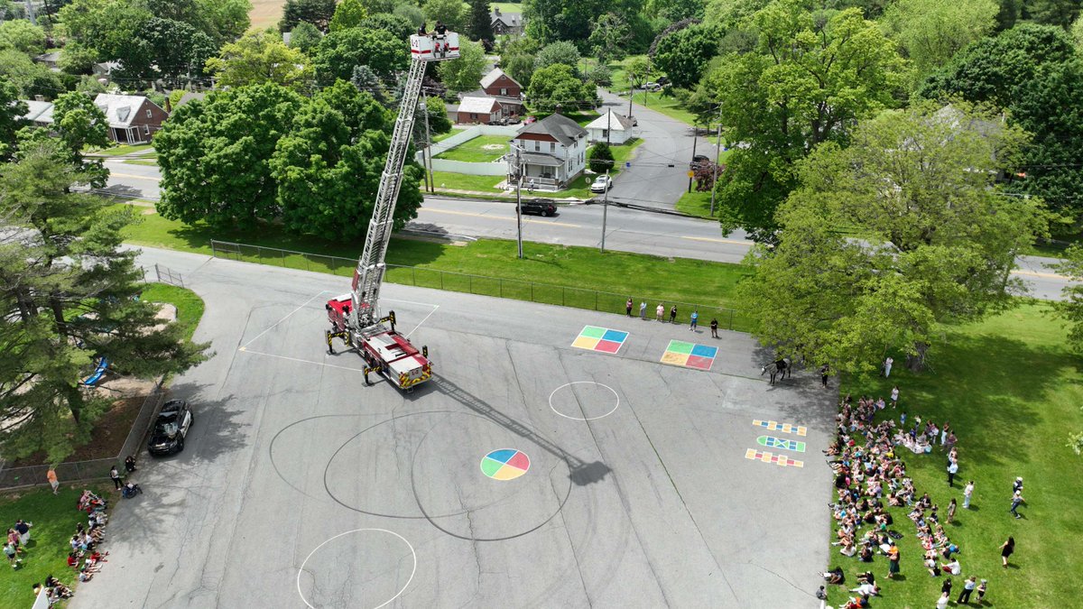 Thank you to the City of Bethlehem Fire Department for bringing the Spring Garden Elementary School Egg Drop to new heights! 

Thank you to parent Nathan Johnson for these great photos! 

#BASDproud #BASDcommunity #EggDrop