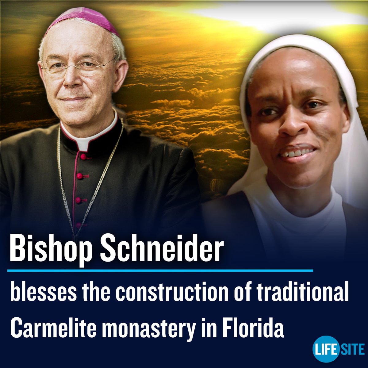Bishop Athanasius Schneider of Astana, Kazakhstan, blessed ongoing efforts to establish a traditional Carmelite monastery in Florida, independent of any diocese. MORE: lifesitenews.com/news/bishop-sc… #CatholicX #Catholics #Florida #Faith #news