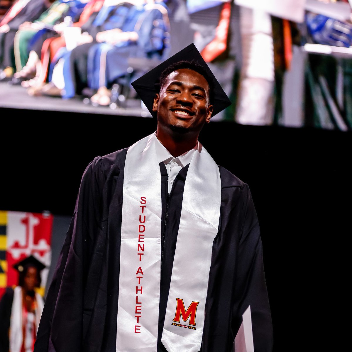 University of Maryland Graduate Jordan Geronimo 👏👏 @JordanGeronimo2