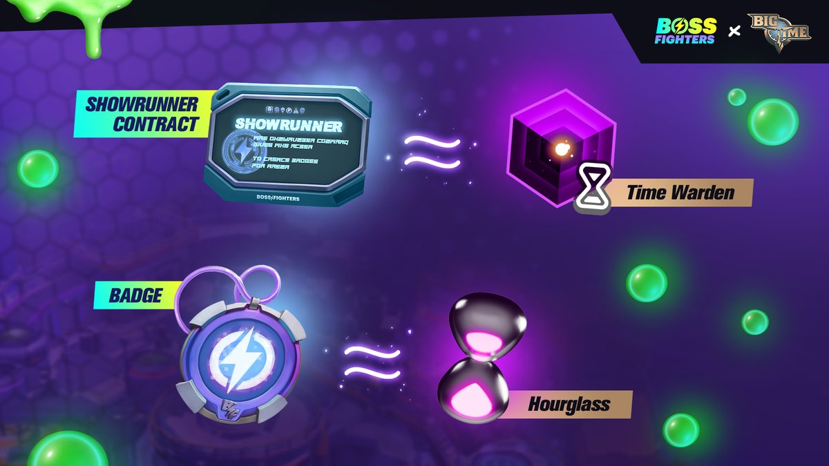Ever wondered why everyone hunts for Showrunner Contracts? 

It's all about crafting and powering up. Contracts let you craft and recharge Badges, which are crucial for amping up your gameplay. No Badge, no tokens—it’s as simple as that.

🚀Our June 4 sale is having the Boxes