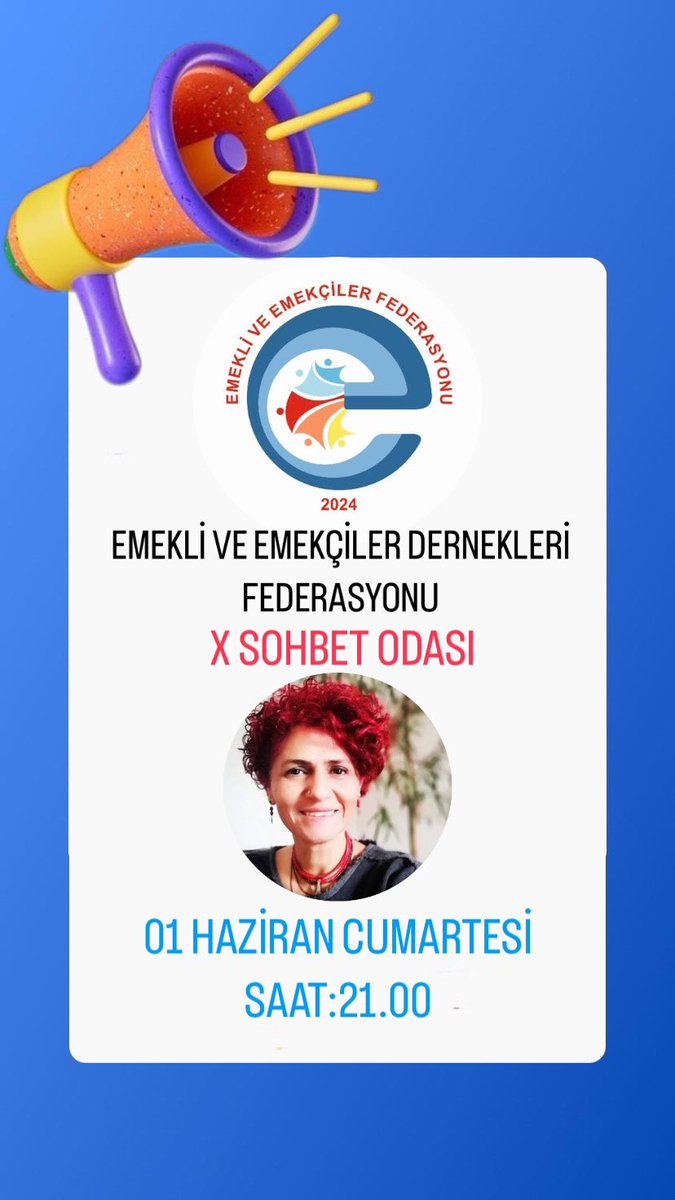 Kastamonu Emekli ve Emekçiler Derneği (@kastamonuemed) on Twitter photo #EmekliVeEmekçilerFederasyonu
Genel Başkanımız <a href="/gonulborann/">Gönül Boran Özüpak</a>;
siyasi gündemdeki günlük değişkenlikler, gündeme dair açıklamalar, çalışmalarımıza katkıda bulunacak önerilerinizle, sorularınız ve cevaplarıyla
X (Twitter) sohbet odamızla da varız, birlikteyiz.
<a href="/EmedFederasyonu/">Emekli ve Emekçiler Dernekleri Federasyonu</a> #EmekliVeEmekçilerFederasyonu
Genel Başkanımız <a href="/gonulborann/">Gönül Boran Özüpak</a>;
siyasi gündemdeki günlük değişkenlikler, gündeme dair açıklamalar, çalışmalarımıza katkıda bulunacak önerilerinizle, sorularınız ve cevaplarıyla
X (Twitter) sohbet odamızla da varız, birlikteyiz.
<a href="/EmedFederasyonu/">Emekli ve Emekçiler Dernekleri Federasyonu</a>