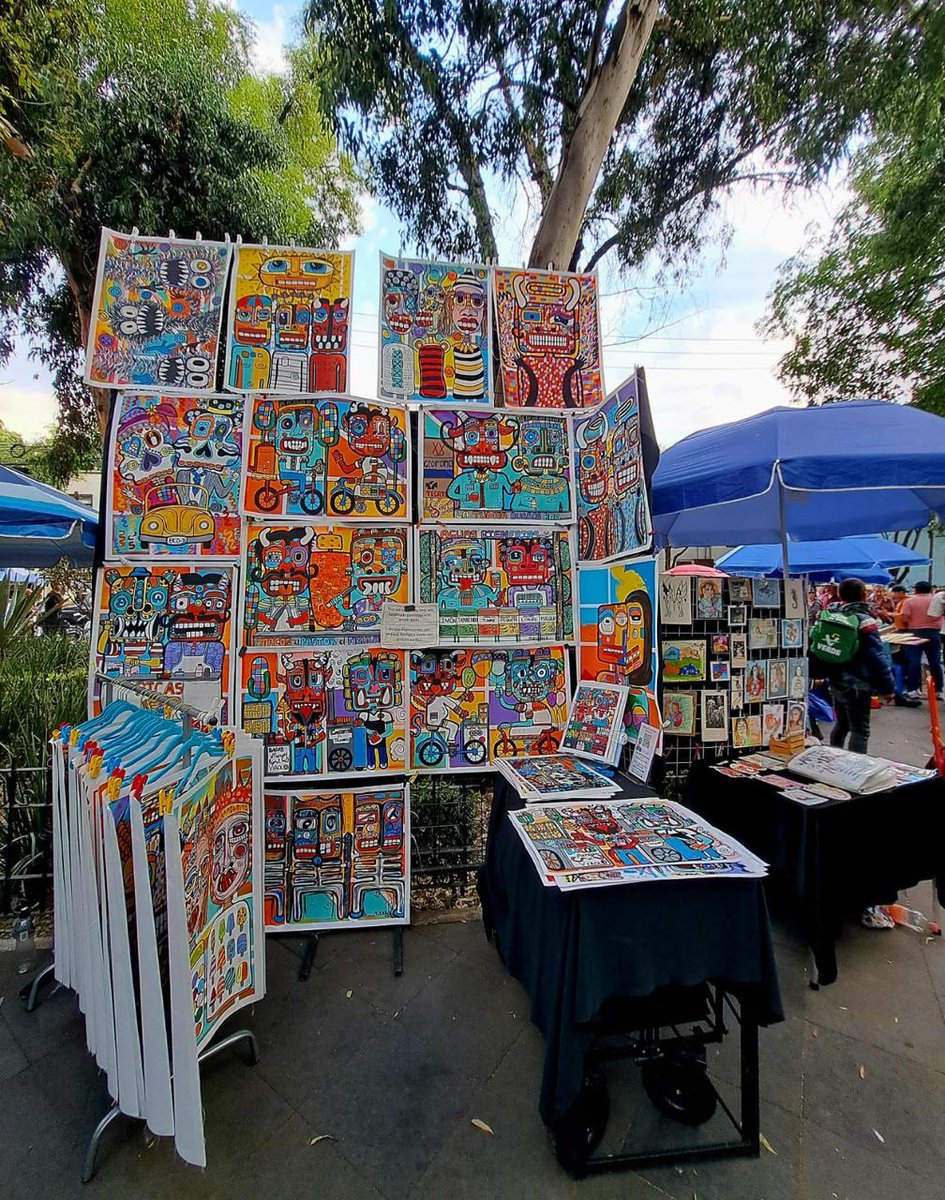 turismocdmx's tweet photo. Jardín del Arte Allende🎨

De paseo por Coyoacán en fin de semana, puedes detenerte en este espacio donde el arte se reúne en múltiples expresiones plásticas.
Frente al mercado de Coyoacán, para todos los presupuestos y gustos, este lugar es un imperdible.

#ConsumeLocal https://t.co/QI29El4fAn