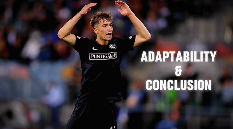 🇦🇹Adaptability & Conclusion:

At Sturm Graz, Affengruber has primarily occupied the RCB role in a back four. As a result of his contract expiring at the end of June at the recently crowned Austrian Champions, David would be a low risk investment with a strong potential to grow.