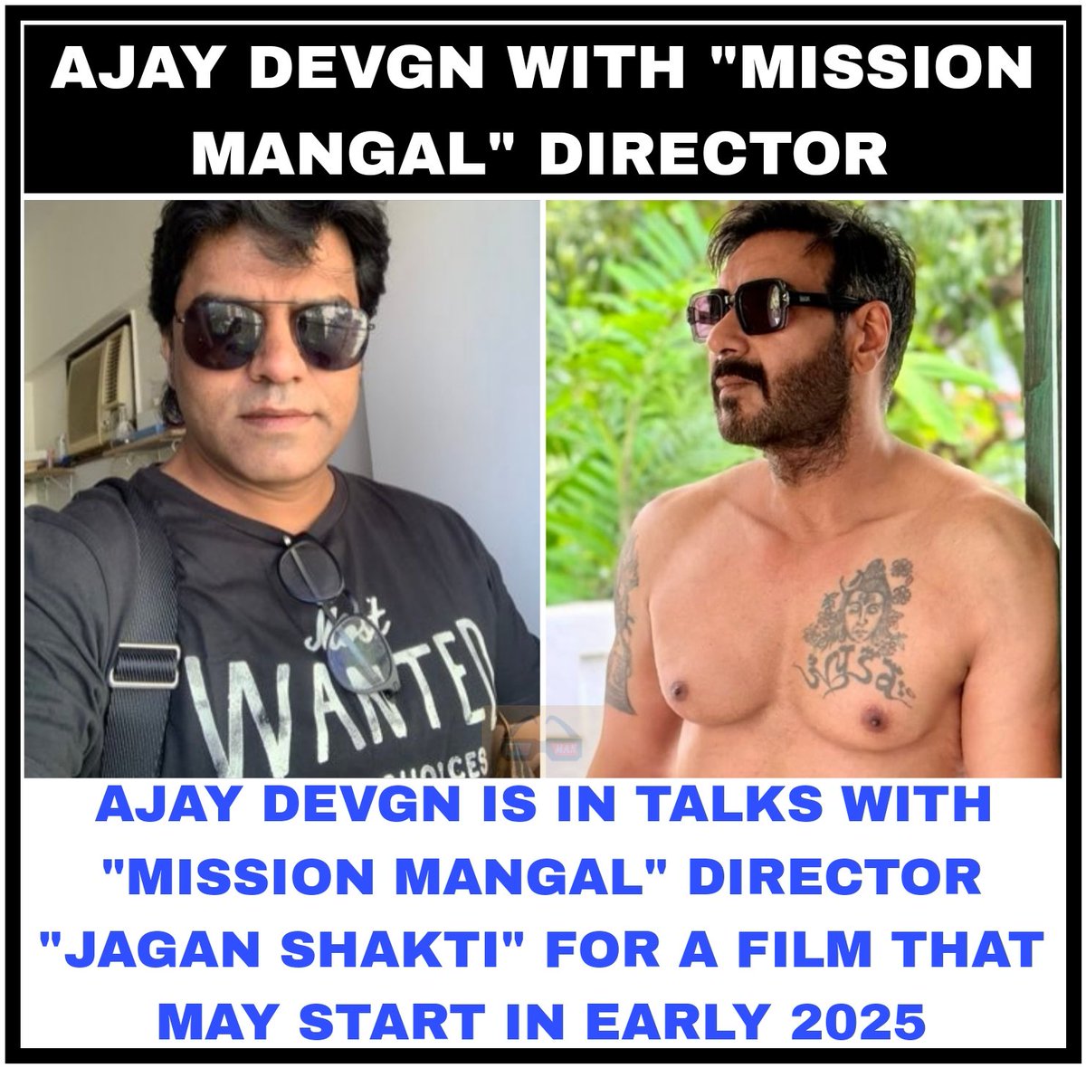 IT WILL BE PRODUCE BY AJAY DEVGN . . #ajaydevgn #missionmangal #jaganshakti #ajaydevgnfilms #adfilms #moviemanblogger . . @moviemanblogger
