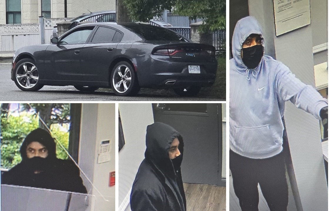 Do you recognize these suspects? Surrey RCMP is asking for the public’s help to identify two suspects and a vehicle involved in an armed robbery. ow.ly/yEUM50S2ph0