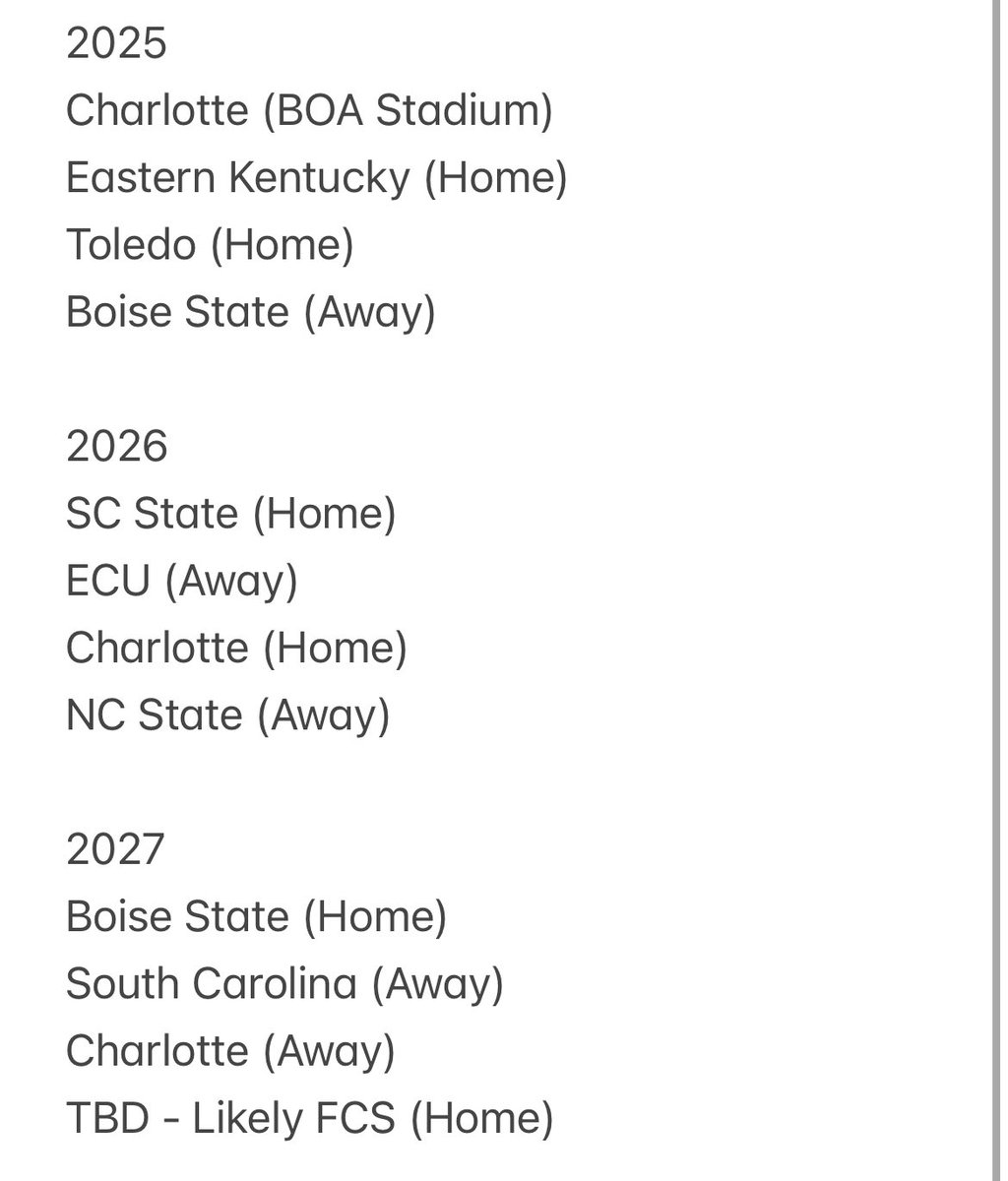 Future non conference schedules for @AppState_FB