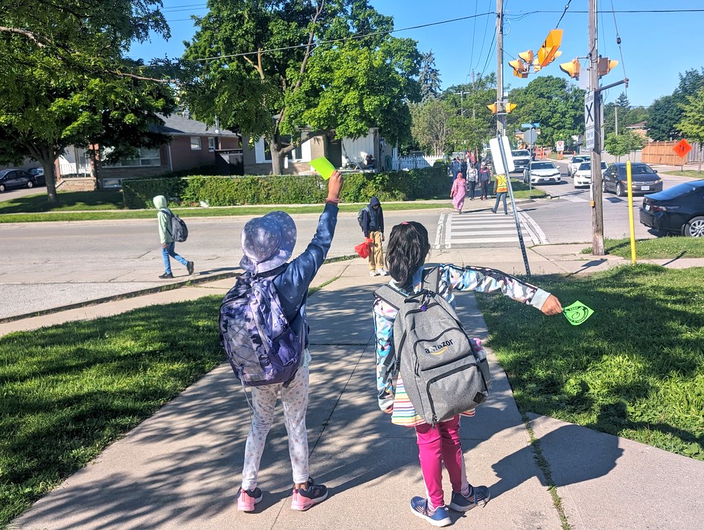 It has been wonderful to see students biking to school this week as they honour their commitment to creating a better world for future generations!! Thanks to the Eco team for encouraging their peers and handing out green tickets!! <a href="/arora_bhalla/">Natasha Arora-Bhalla</a> <a href="/BeaumondeBHJMS/">Beaumonde Heights Junior Middle School</a> <a href="/EcoSchoolsTDSB/">TDSB EcoSchools</a>
