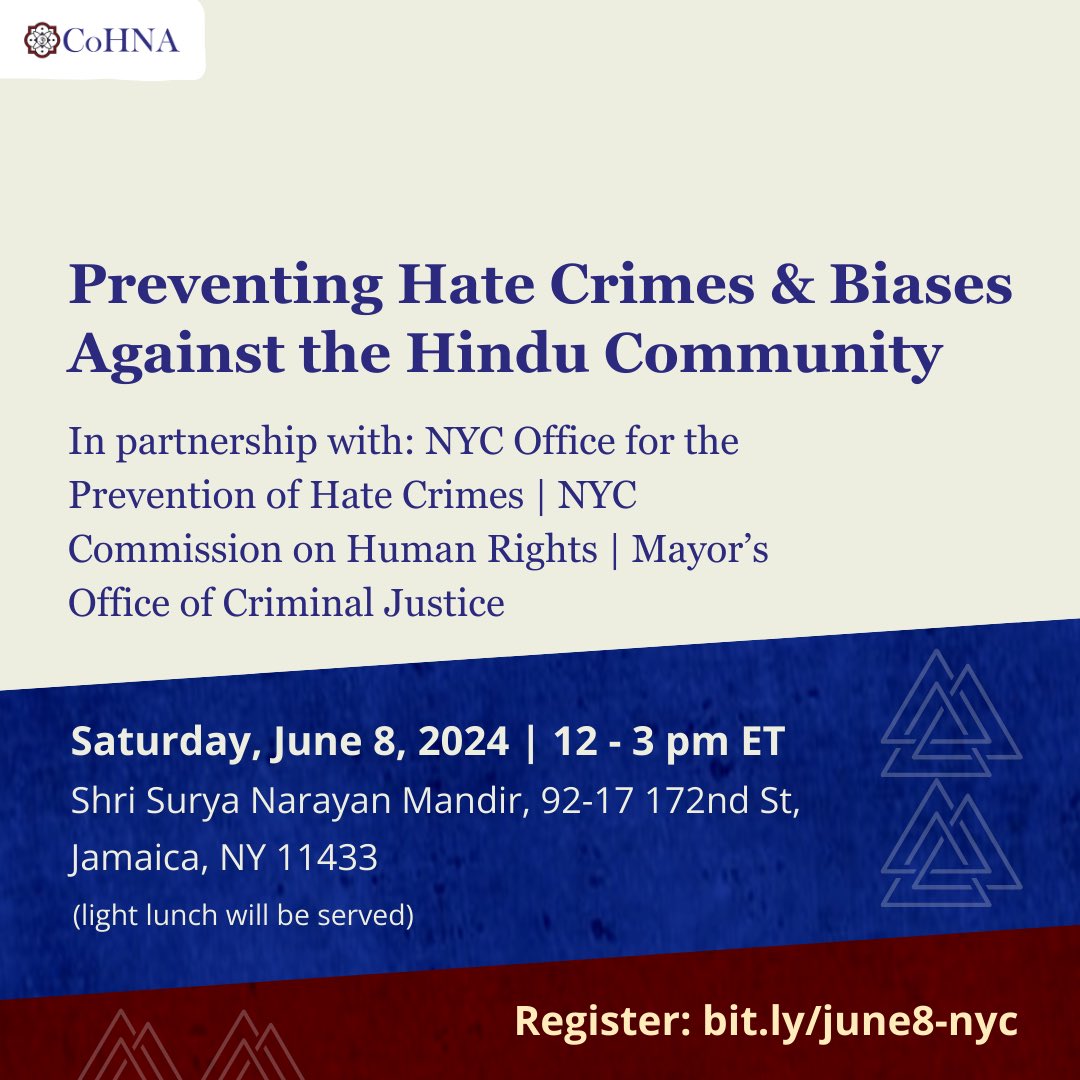 Our Hindu and Indian American community often face Hinduphobic attacks and bias incidents in schools, workplace or neighborhoods, but many are unsure of where to go or what to do. Being an immigrant heavy community, we also shy away from engaging with law and public officials