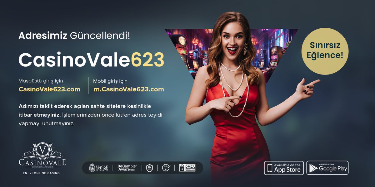 Giriş adresimiz casinovale623.com olarak güncellenmiştir. Mobil sitemize erişim için tarayıcınızın adres çubuğuna m.casinovale623.com yazınız.