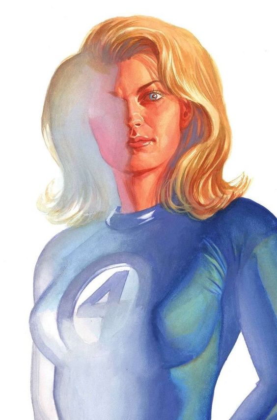 #invisiblewoman artwork by #alexross