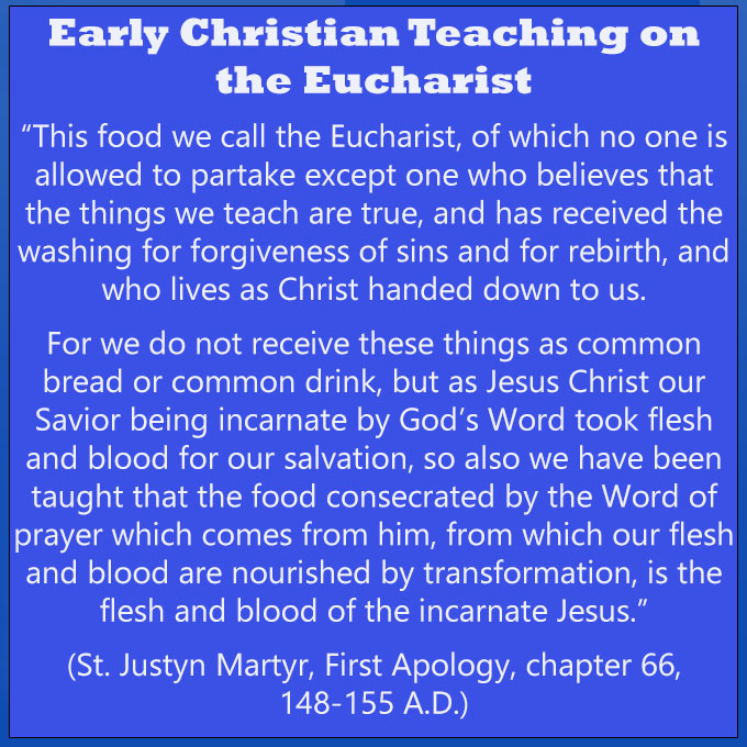 @_julia_meloni Why would a Catholic not believe in the real presence of Jesus in the Eucharist? They have not been taught the faith, or they lack faith.