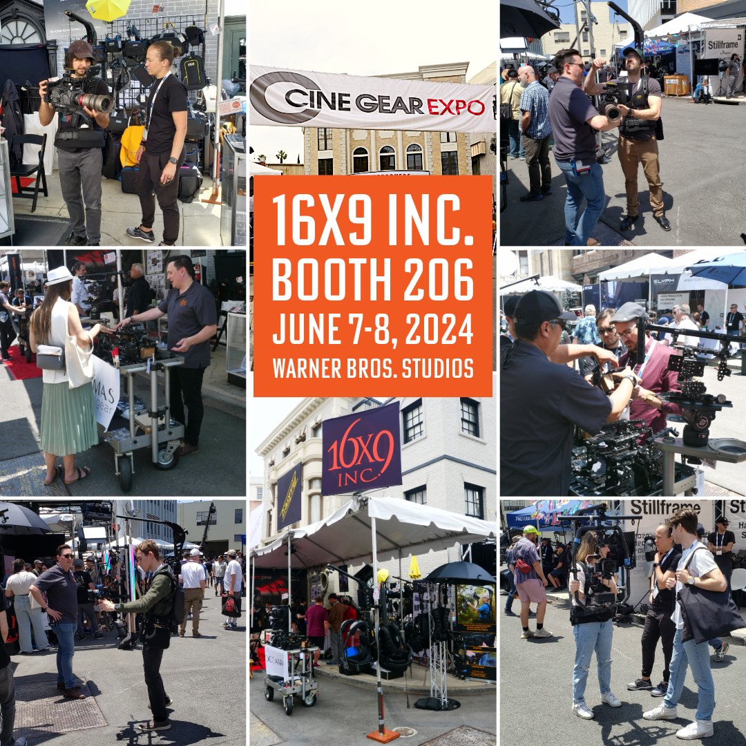 Cine Gear Expo LA is almost here! Come and join #16x9Inc and see all of the latest and greatest products we have. You can find us at Booth Number 206
#2024CineGearExpoLA #orcabags #nogaarms #orcadslr #easyrig #patcharts #KIPON #OCTAMASgear #prêtàtourner #easyrigboomrig #cinegear