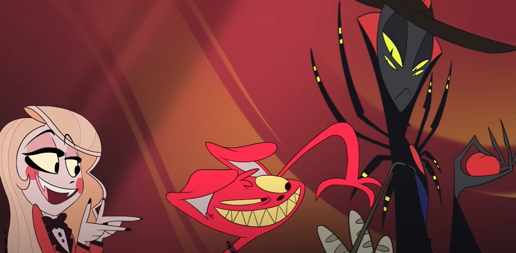 kirkland897's tweet image. Why I never noticed that Zestial was in "Inside of every demon is a rainbow"?! And he is like doing shopping?!! OMG! 😂😂 I always saw him only at the beginning lmao #HazbinHotelZestial