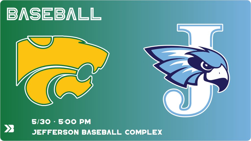 Baseball (Freshman Green) Game Day! - Check out the event preview for the The Cedar Rapids Kennedy Cougars vs the Cedar Rapids Jefferson J-Hawks. It starts at 5:00 PM and is at Jefferson Baseball Complex. gobound.com/ia/ihsaa/baseb…