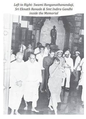 #VivekanandaRockMemorial #Kanyakumari 
Indira Gandhi in Inauguration of Vivekananda Rock Memorial 
Modi trying Hard to reach the level of Indra Gandhi ji