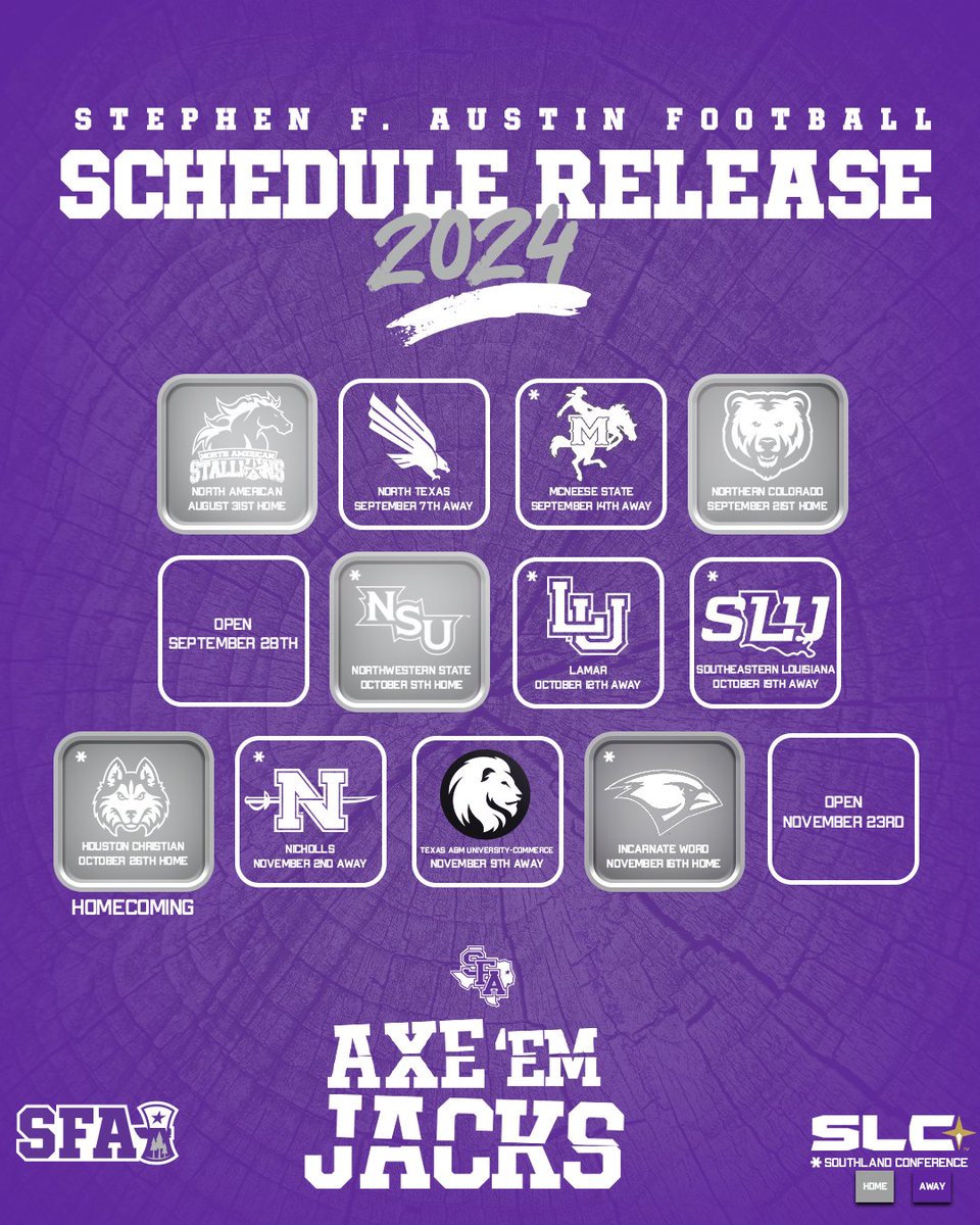 Some people may want this 🪓 Here is our 2024 Schedule! 📰 : bit.pulse.ly/yzgipmjz4g Get your season tickets now! 🎟️ bit.pulse.ly/geamcimjhi #AxeEm x #RaiseTheAxe x #EastTexasTough