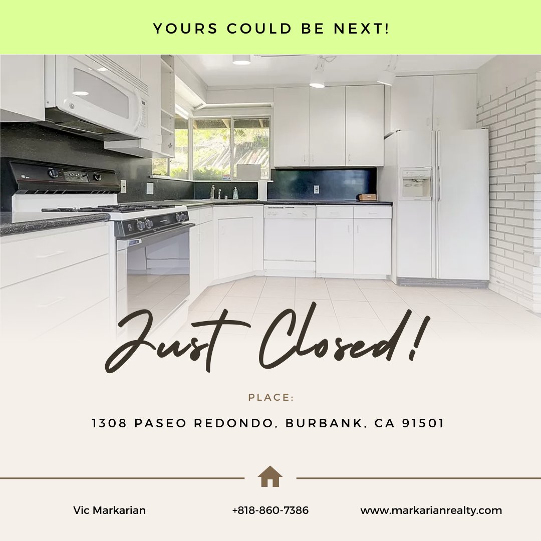 JUST CLOSED! Congratulations to all parties involved! #realestate #property #teammarkarian #markarianrealty #home #house #topagent #residential #realtor #newhome #dreamhome #openhouse #LA #LosAngeles #LosAngelesCA #Burbank #justsold #toprealtor #buyersagent #sellersagent