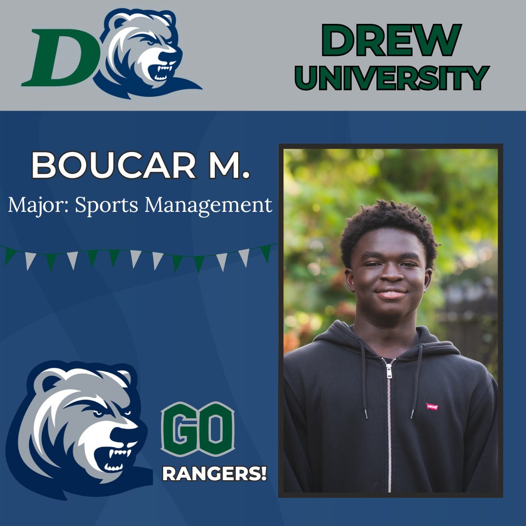 In the fall, Boucar will be attending Drew University where he will be majoring in Sports Management. Amazing job, Boucar!

#TheHudsonSchool #THSCommunity #THSUpperSchool #Hoboken